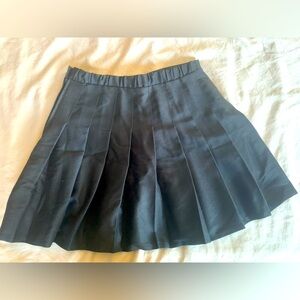 Classic Black Pleated Skirt
